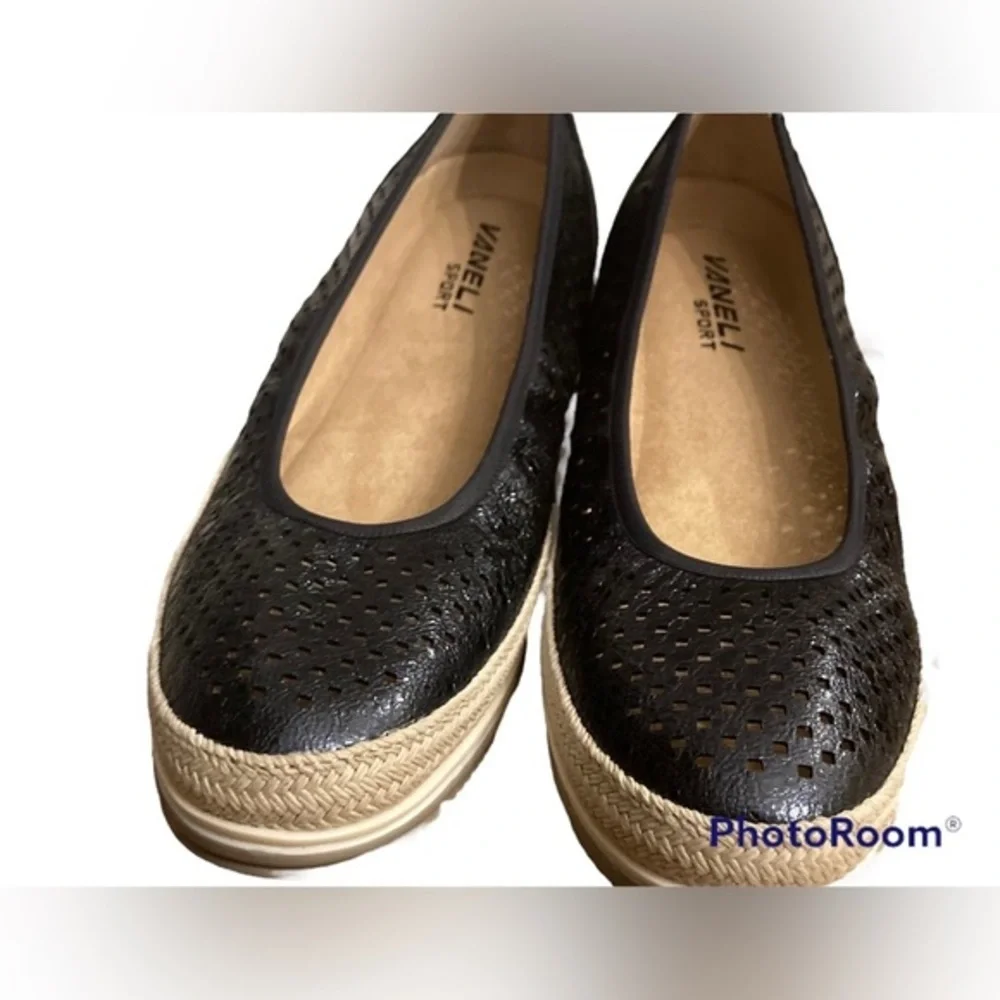 Van Eli Quartz Slip On Flats Espadrilles Casual - Blue 8.5 NIB